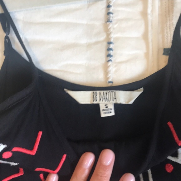 Black B.B. Dakota dress with Aztec print - Picture 4 of 4